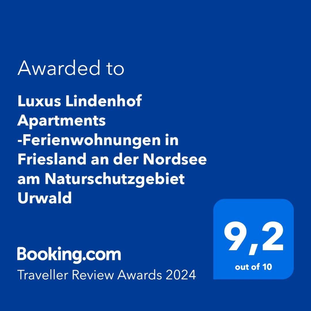 Luxus Lindenhof Apartments -Ferienwohnungen In Friesland An Der Nordsee Am Naturschutzgebiet Urwald Neuenburg  外观 照片